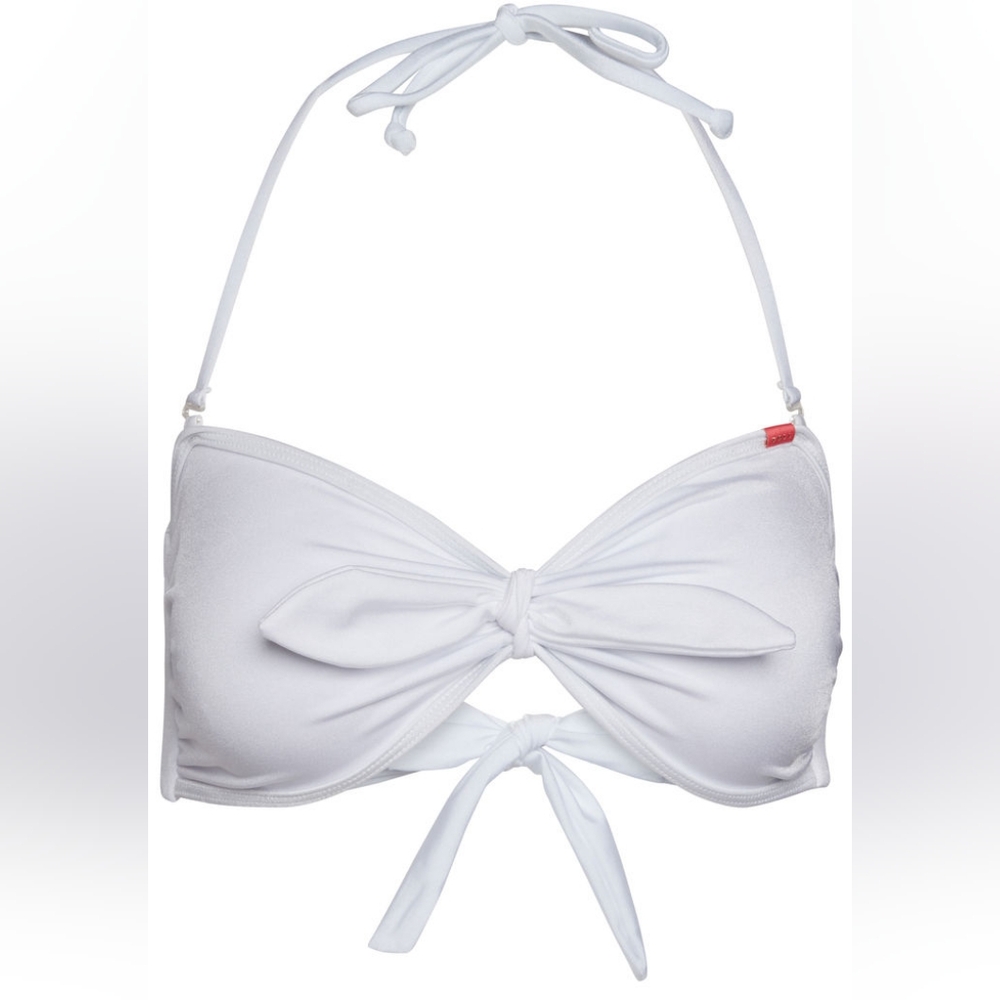 Doll Swimwear White Bandeau Small (Only Top)